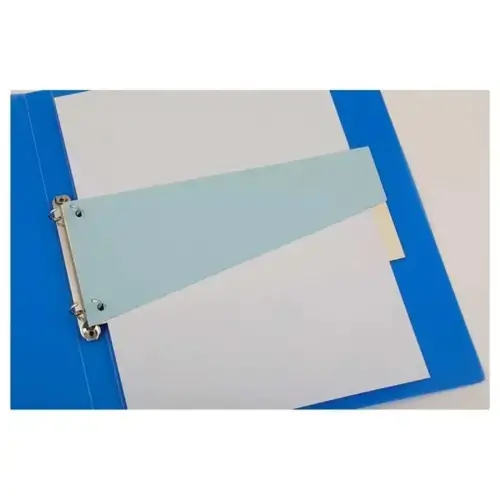 100 intercalaires carte format Trapèze - Economique - Bleu - SOCARPA