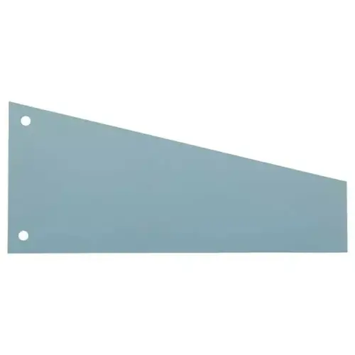 100 intercalaires carte format Trapèze - Economique - Bleu - SOCARPA