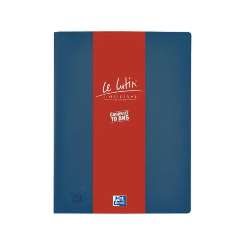 Protège-documents Le Lutin Classique A4 - 30 pochettes - Bleu - Oxford