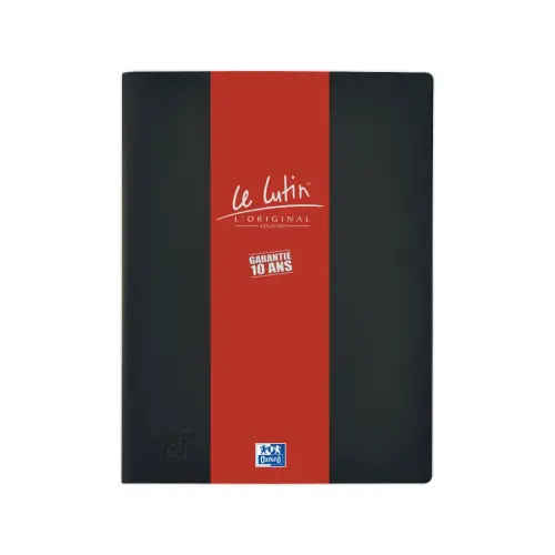 Protège-documents Le Lutin Classique A4 - 30 pochettes - Noir - Oxford