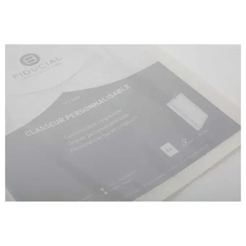 Classeur personnalisable 1 face - A4 - 4 anneaux - Dos 2 cm