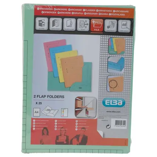 25 Sous-dossiers pochette pour dossiers suspendus HV - Vert pastel - OXFORD
