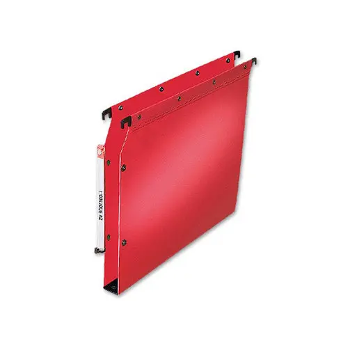 10 Dossiers suspendus pour armoires - Fond 30 mm - Rouge - ELBA