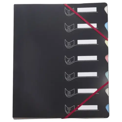 Trieur chemise bi-mati&egrave;re  - 7 compartiments - EXTENDOS 