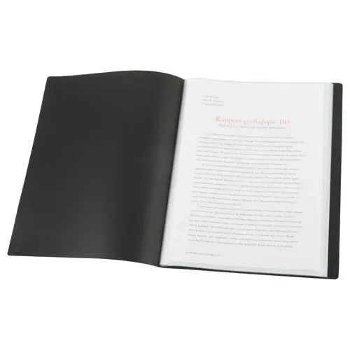Protège-documents économique - A4 - 20 pochettes - Noir