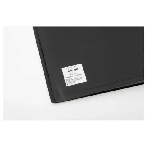 Protège-documents économique - A4 - 20 pochettes - Noir
