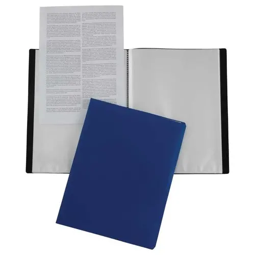 Protège-documents économique - A4 - 50 pochettes - Bleu