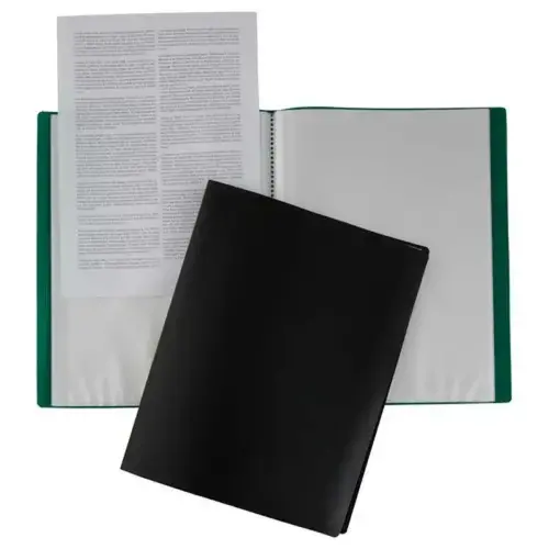 Protège-documents économique - A4 - 50 pochettes - Noir