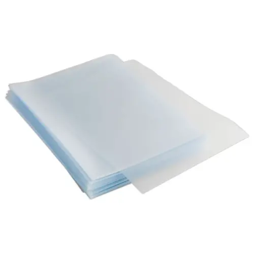 100 Pochettes coins transparentes - A4 - Grammage 9/100e 