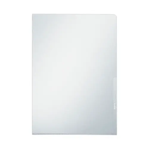 100 Pochettes coins transparentes A4 - Leitz