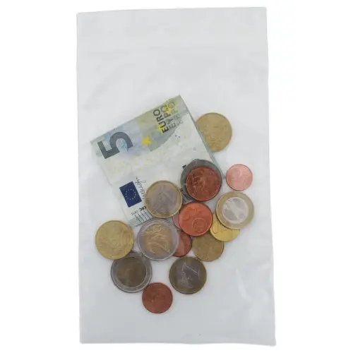 1000 Sachets plastiques transparents - 120 x 180 mm