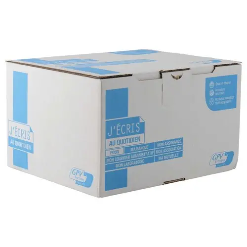 500 Enveloppes blanches 90g - 162 x 229mm  - Bande silicon&eacute;e sans fen&ecirc;tre - GPV 
