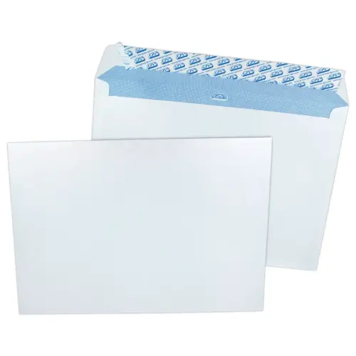 250 Enveloppes blanches bande silicon&eacute;e - 229 x 324 mm - 100g - GPV Everyday 
