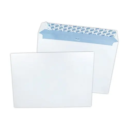 250 Enveloppes blanches bande silicon&eacute;e - 229 x 324 mm - 100g - GPV Everyday 