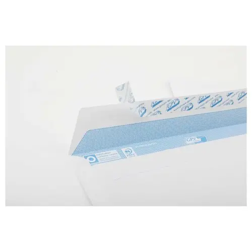 500 Enveloppes blanches bande siliconée à fenêtre - 162 x 229 mm - GPV