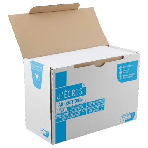 250 Pochettes C4 velin blanches grand format - GPV