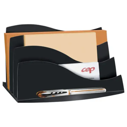 Trieur &agrave; enveloppes - Isis by CEP - Noir recycl&eacute; 