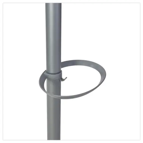 Porte-manteau Festy - 5 patères - Argent - ALBA