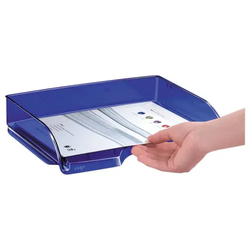 Corbeille à courrier à l'italienne - bleu - Happy by CEP