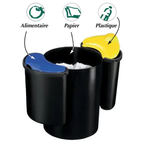 Kit de tri s&eacute;lectif - 16 L + 2 compartiments - CEP 