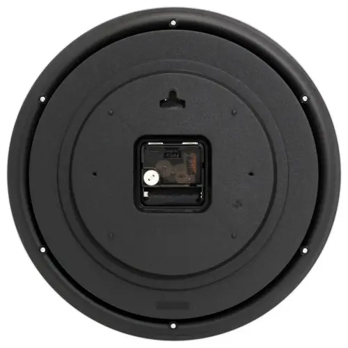 Horloge murale noire Ø 30 cm