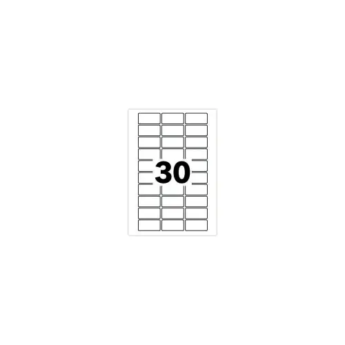 Etui de 480 étiquettes blanches multi-usages - 19x38mm - AVERY