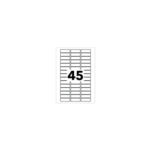 Étui de 720 étiquettes blanches multi-usages - 12,8x38 mm - AVERY