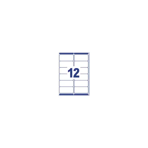 25 Planches de 12 étiquettes facilement décollables - 99 x 42 mm - Blanc - AVERY