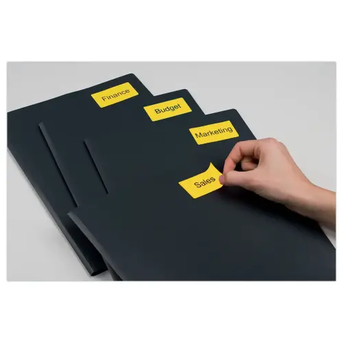 20 planches de 14 étiquettes - 99,1 x 38,1 mm - Jaune - AVERY