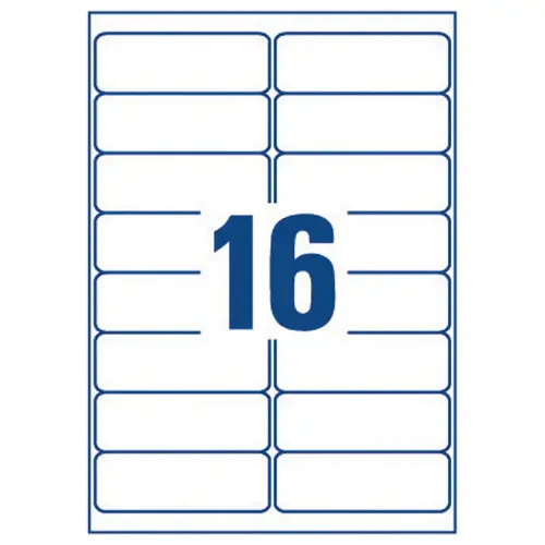 40 planches de 16 &eacute;tiquettes adresses pour imprimantes jet d'encre - 99,1x33,9mm - AVERY 