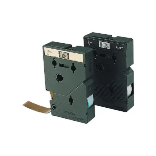 Ruban TC 7,7 m x 9 mm - BROTHER TC 291 - texte noir sur fond blanc 