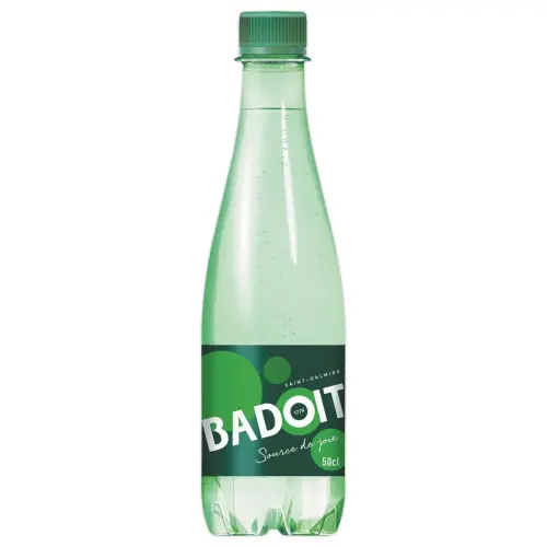 30 Bouteilles d'eau minérale naturellement gazeuse Badoit - 50 cl