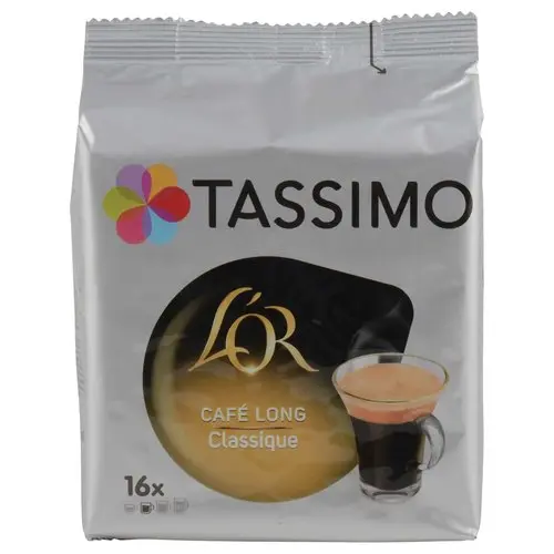 16 Dosettes de café long classique L'Or - TASSIMO