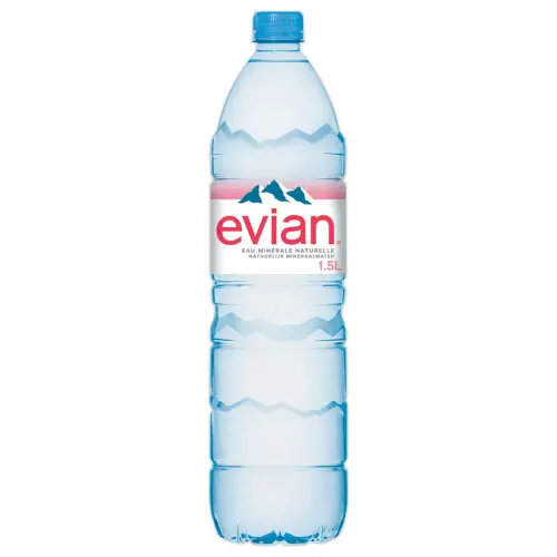 12 bouteilles d'eau plate - 1,5 L - EVIAN