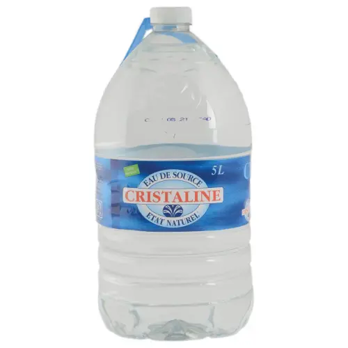 2 Bonbonnes d'eau 5 litres - CRISTALINE