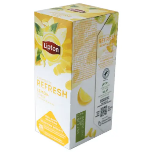 Sachets de thé - Thé noir saveur citron - LIPTON