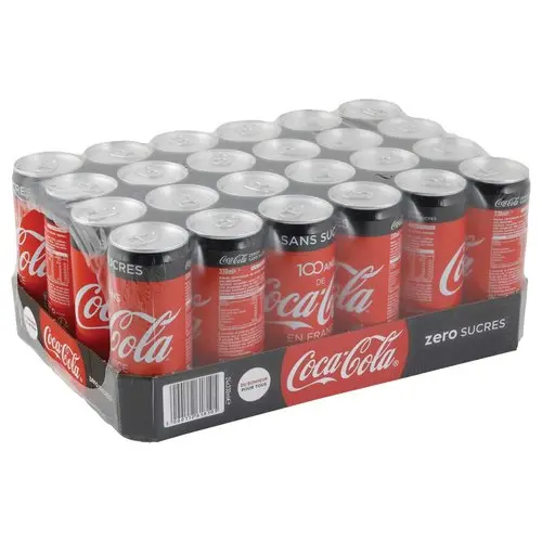 24 Canettes de Coca-Cola Zéro