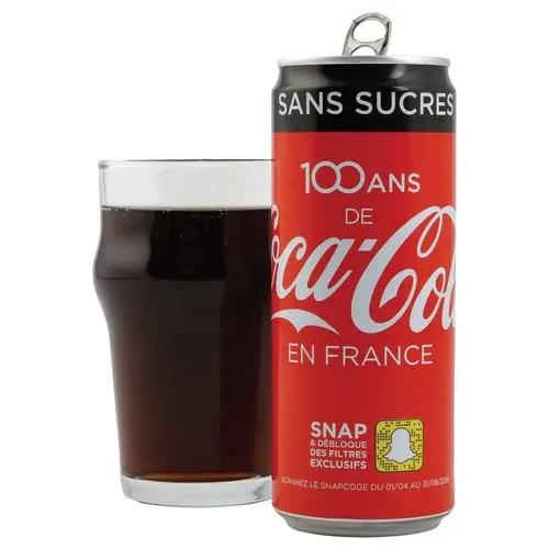 24 Canettes de Coca-Cola Zéro