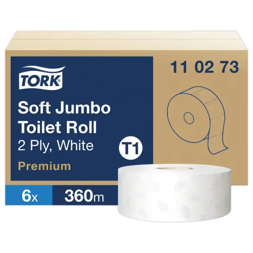 6 Rouleaux de papier toilette Jumbo Premium - Tork