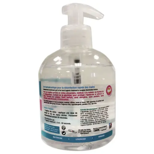 Flacon gel d&eacute;sinfectant hydro-alcoolique - WYRITOL 
