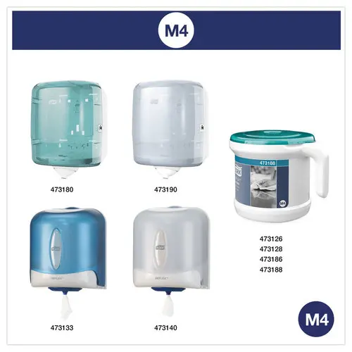 6 Bobines de papier d'essuyage multi-usage 1 pli Reflex - Tork