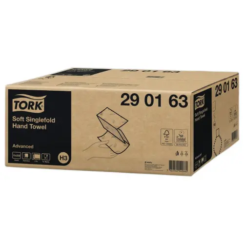 15 Paquets d'essuie-mains pliés en V Advanced - Tork