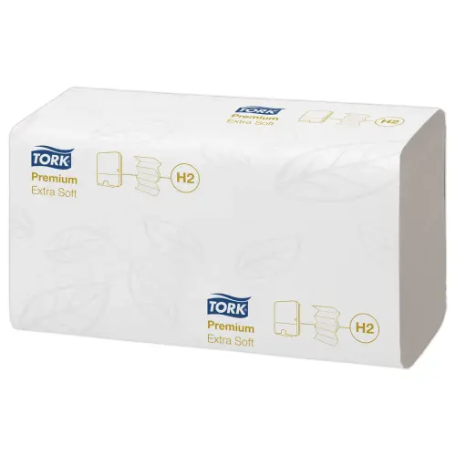 21 Paquets d'essuie-mains extra-doux H2 Xpress - Tork