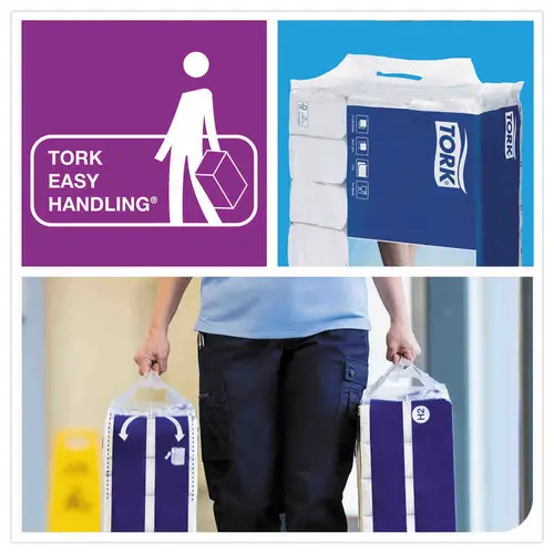21 Paquets d'essuie-mains extra-doux H2 Xpress - Tork