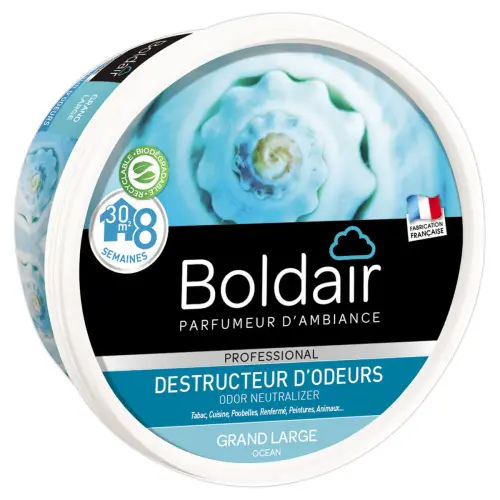 Pot de gel solide destructeur d'odeur - Boldair
