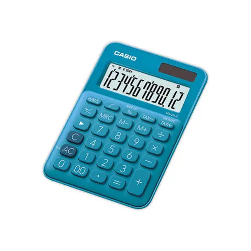 Calculatrice de bureau - MS-20 NC - Bleu - Casio 