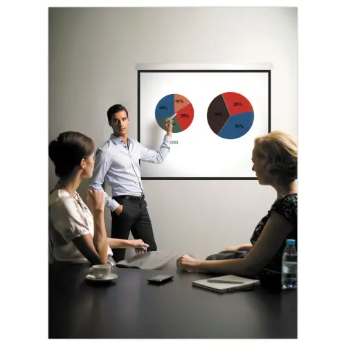 écran de projection sur trépied - BI-OFFICE - 150 x 150 cm