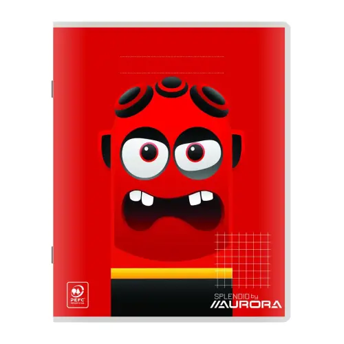 Cahier piqûre Aurora 165x210 mm, 5x5, 60g, 200 pages