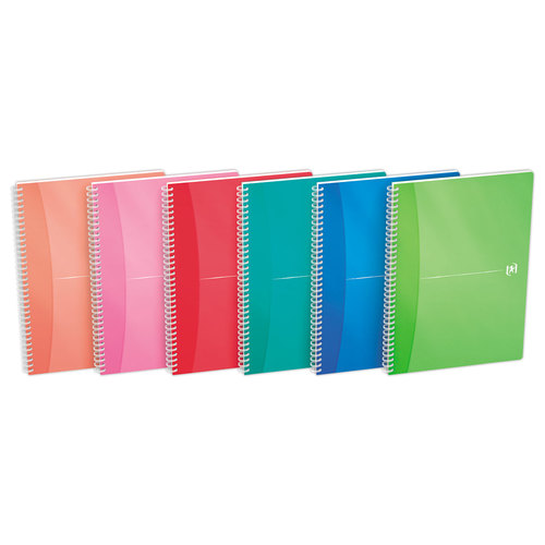 Cahier A4 Collection "Colours"  - 5x5 - 90g - OXFORD 