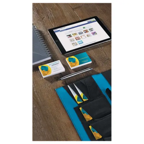 Bo&icirc;te de 250 cartes de visite mates laser couleur - 85x54mm - AVERY 